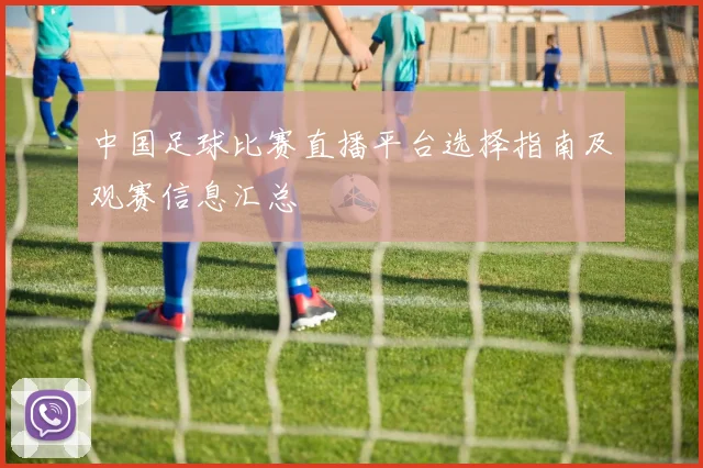 中国足球比赛直播平台选择指南及观赛信息汇总